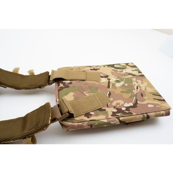 Tactical Chest Rig Vest MultiCam MOLLE Airsoft with Mag Pouch & Hydration Panel - Picture 7 of 8